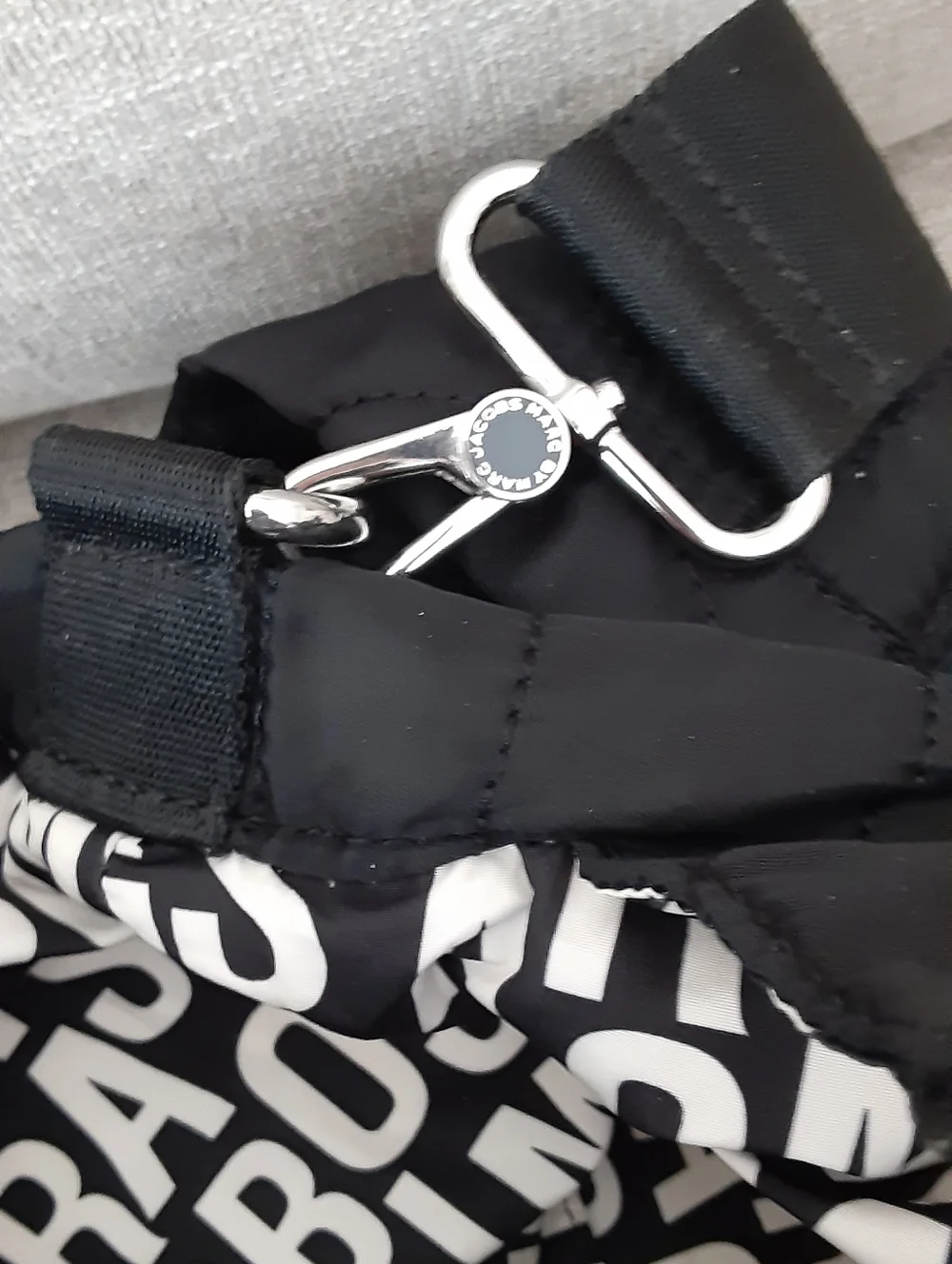 Marc By Marc Jacobs Black Quilted Tote  ,traveling Bag